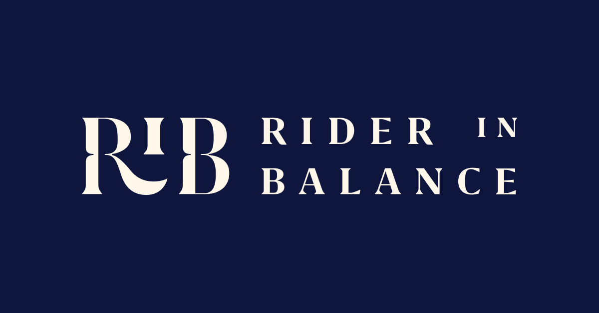 Become a better rider with Rider In Balance