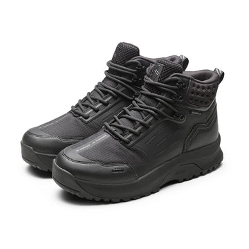 RIB x Gaitline Stallsko 2.0 black high-top shoes with waterproof membrane and durable design.